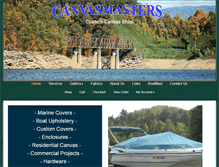 Tablet Screenshot of canvasmasterswnc.com